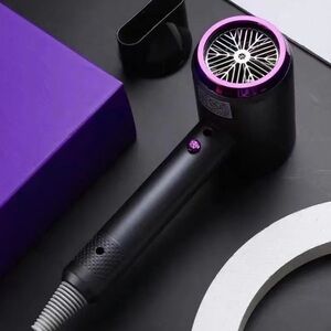 High Speed Black and Purple Hair Dryer